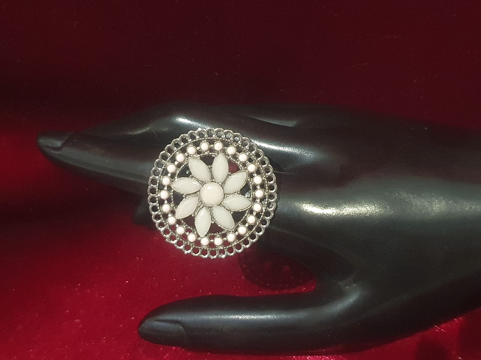 Adjustable Designer Bead Ring